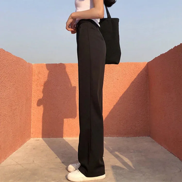 High Waist Vintage Casual Office Pants