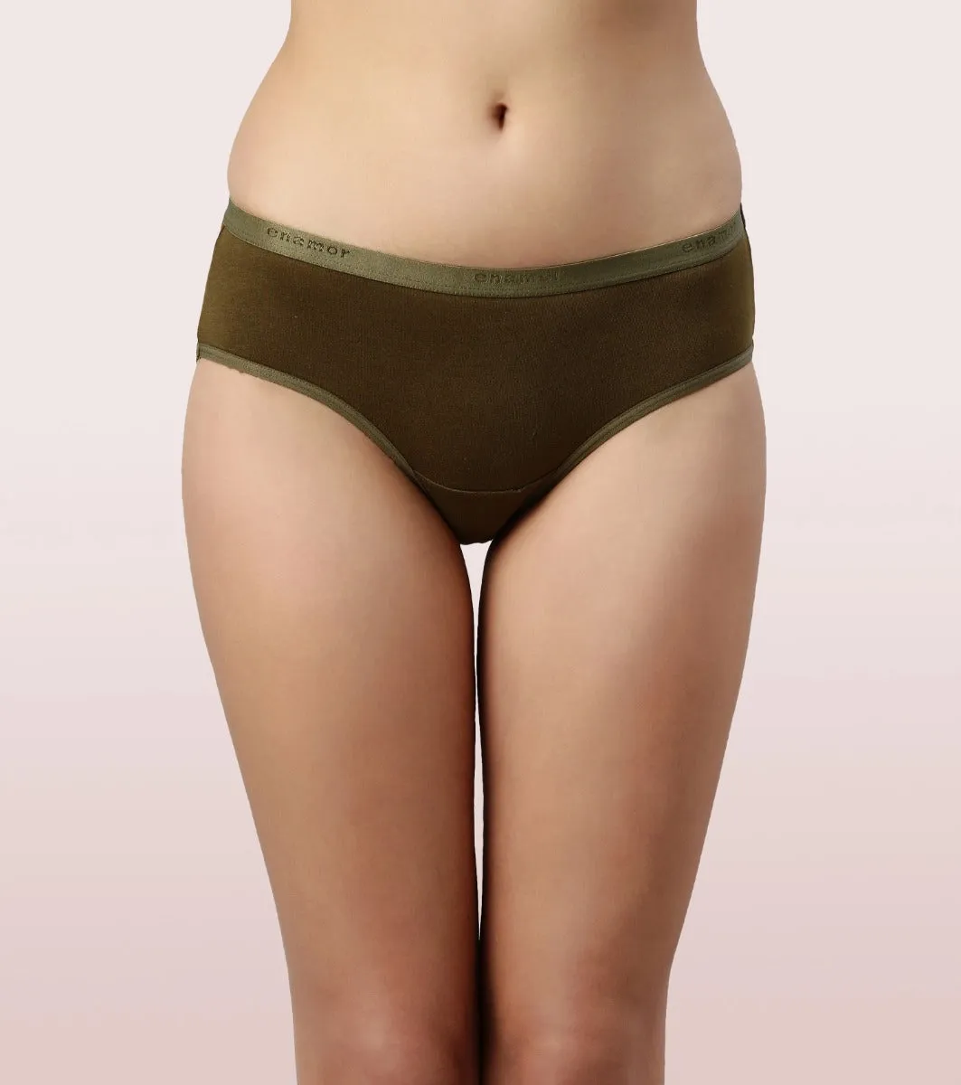 Hipster Panty | Full Coverage & Mid Waist-Assorted-Pack Of 6-Colors And Print May Vary