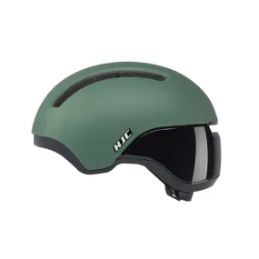 HJC Warm Green Helmet