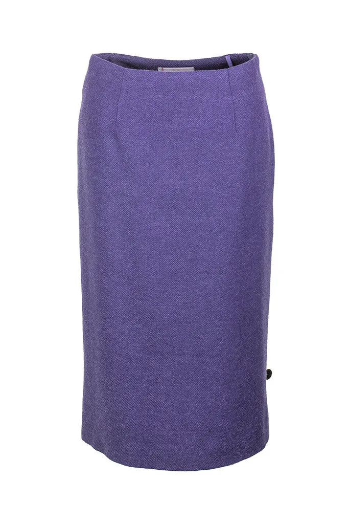 Holly | Long Slim Blueberry Style Skirt