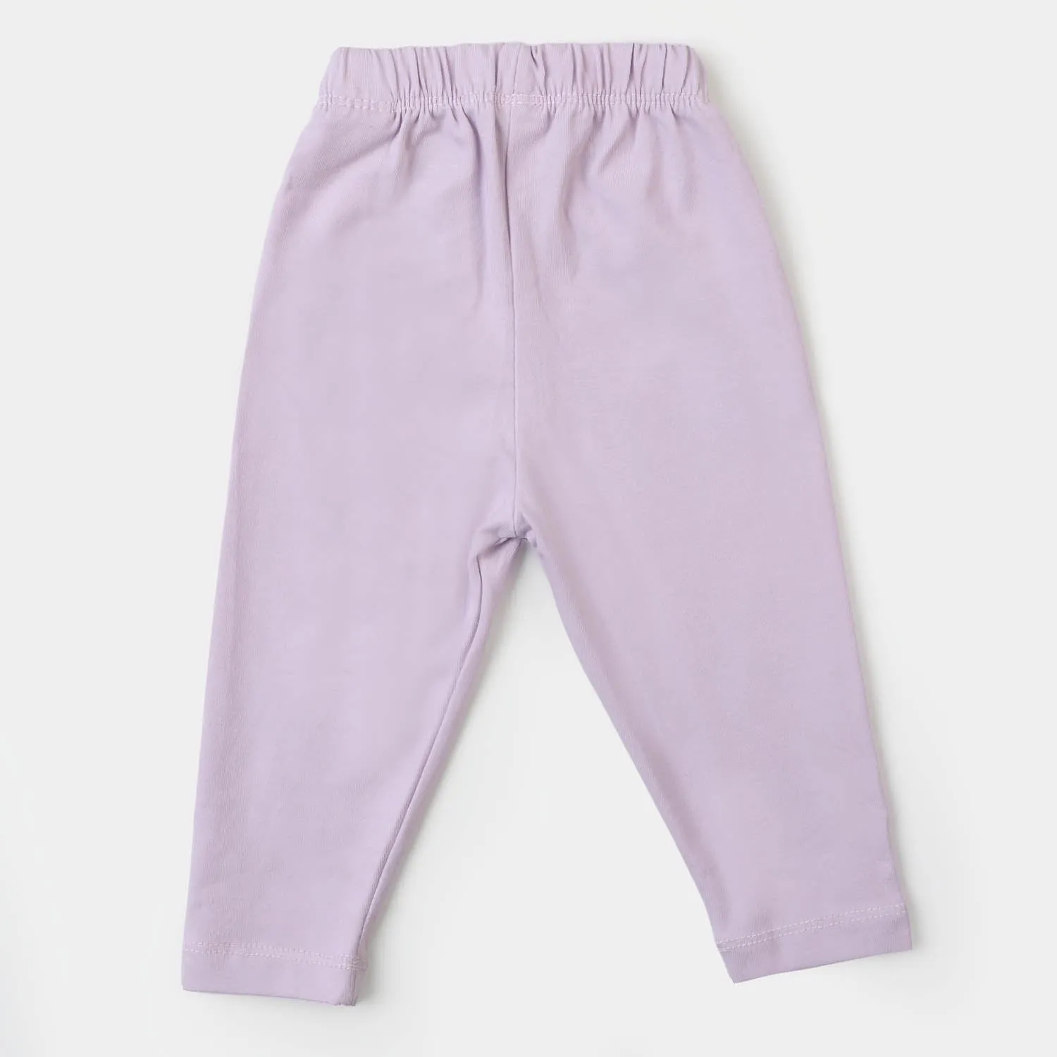 Infant Girls Jersey Plain Tights - Purple