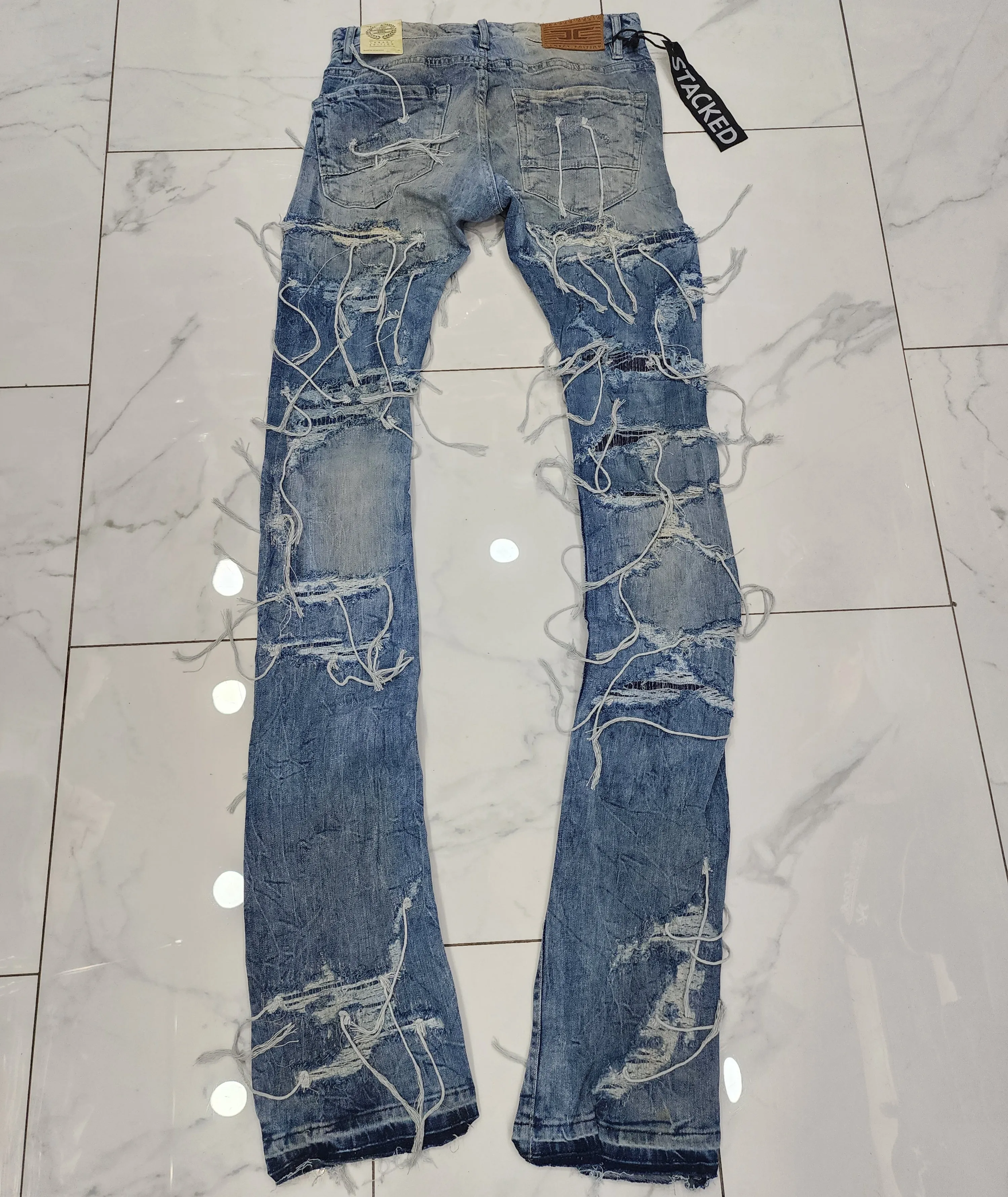 Jordan Craig Martin Stacked Wilder Denim (Creek) (Read Description)