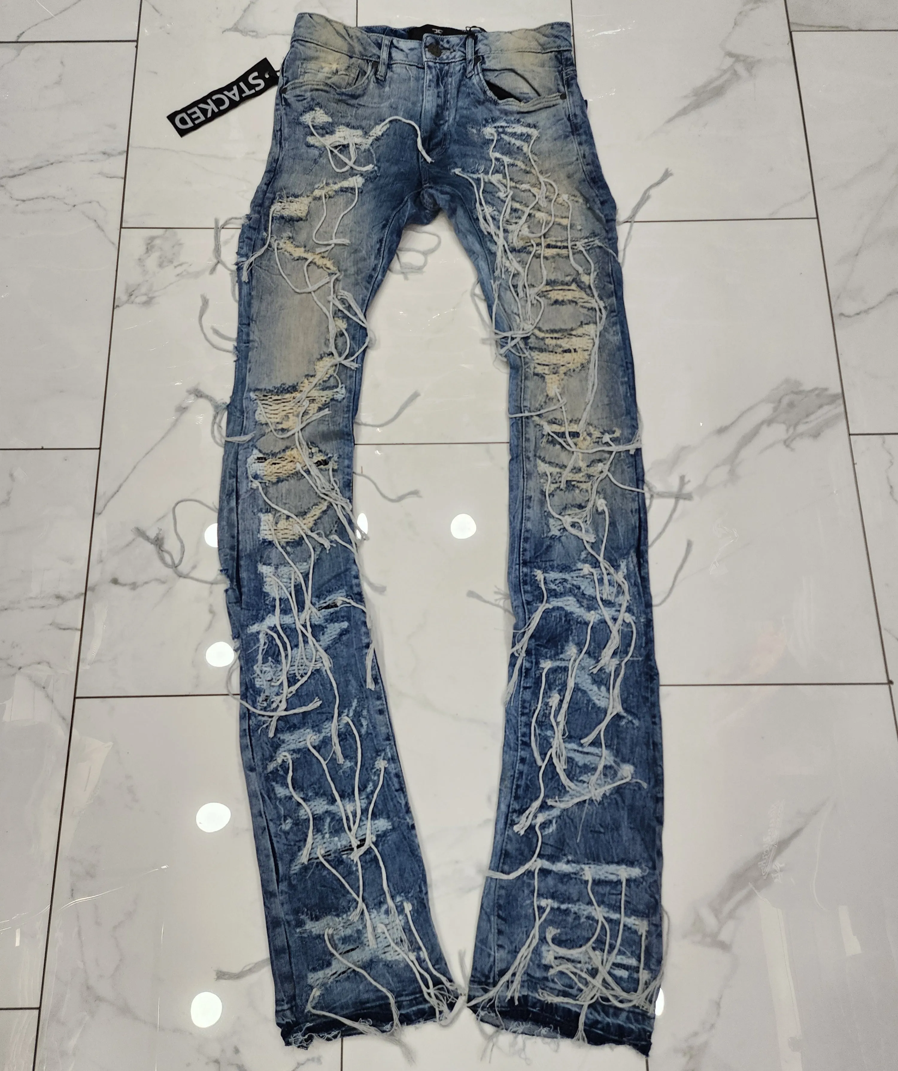 Jordan Craig Martin Stacked Wilder Denim (Creek) (Read Description)