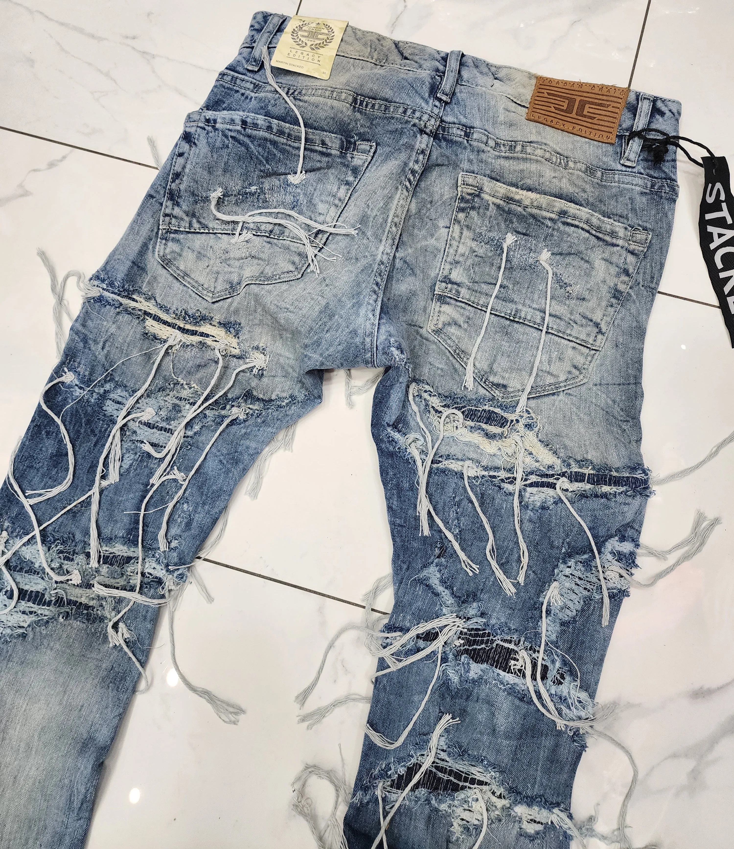 Jordan Craig Martin Stacked Wilder Denim (Creek) (Read Description)