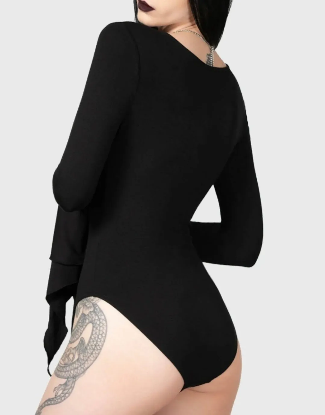 Killstar Black Roses Bodysuit