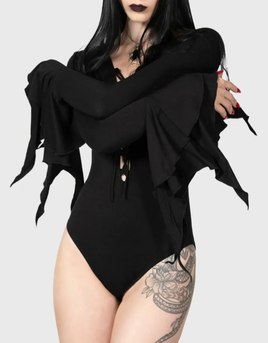 Killstar Black Roses Bodysuit