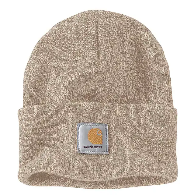 Knit Cuffed Beanie - Flaxseed / Oat Milk Marl