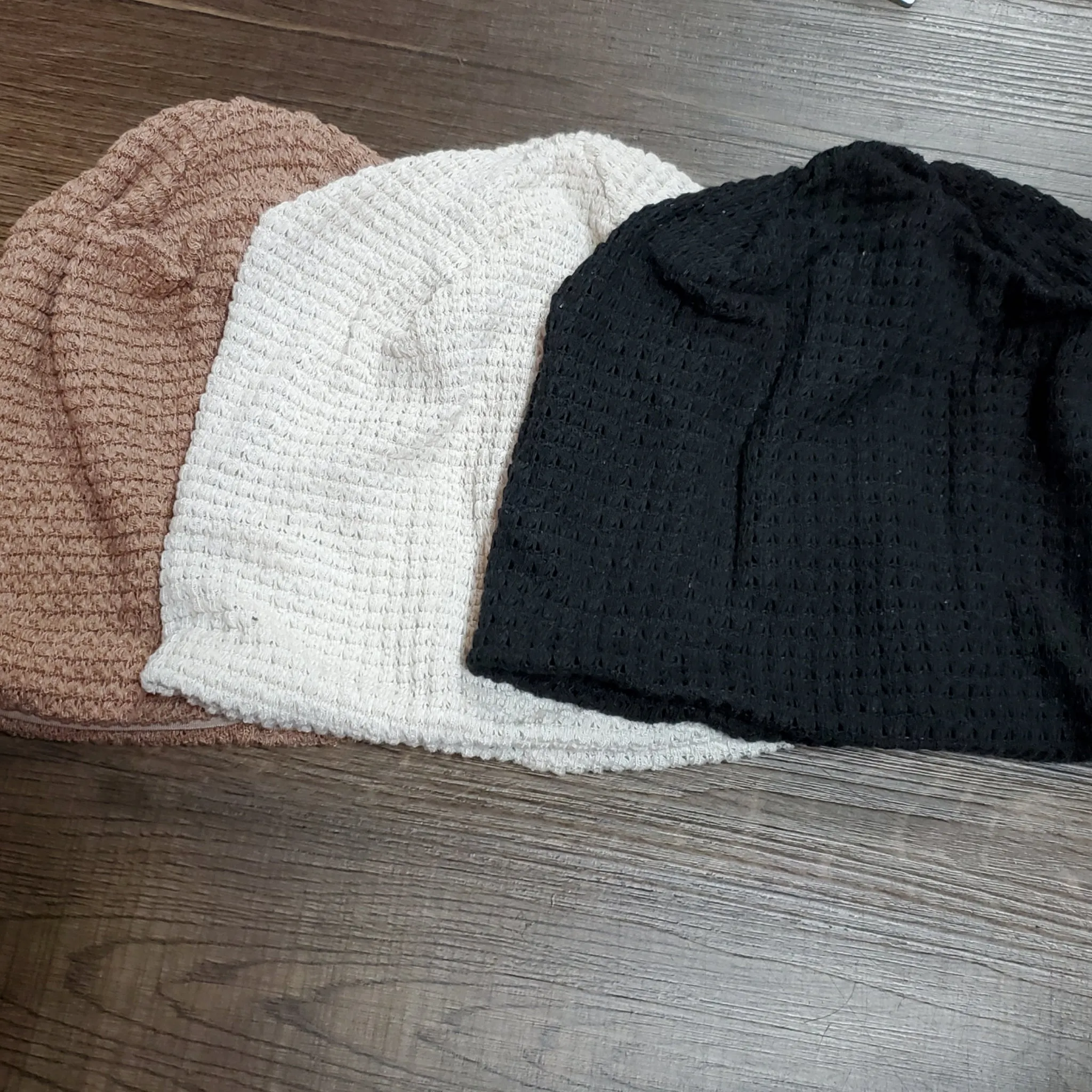 Knit Waffle Beanie by Dacee