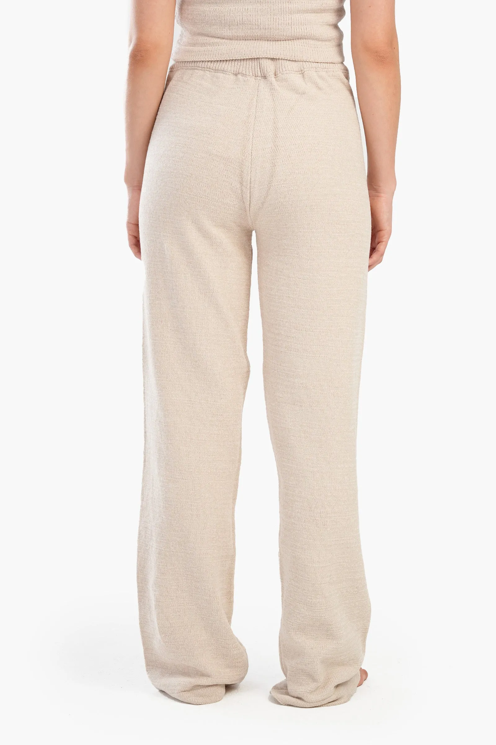 Knitted High Waist Pyjama Pants