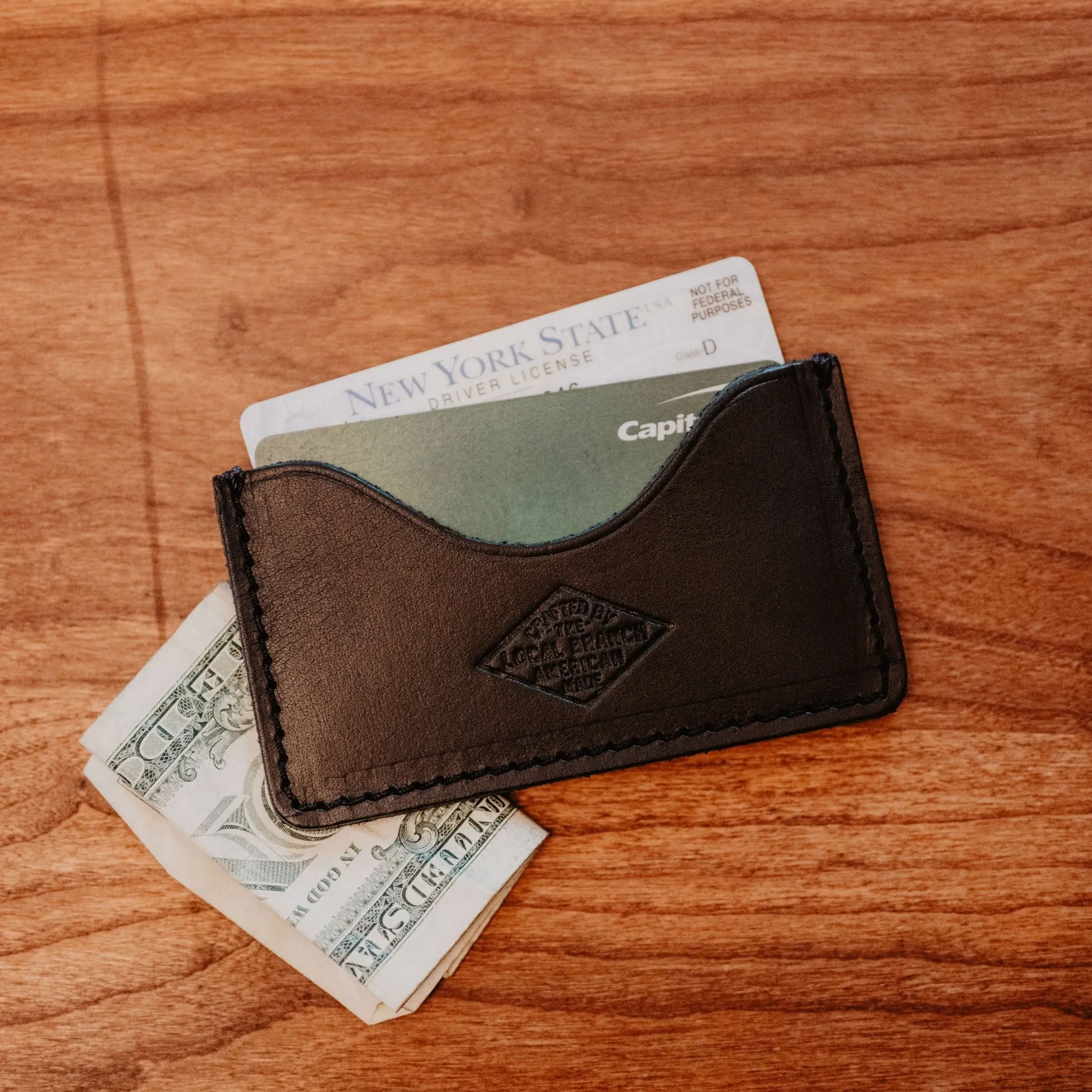 Leather Slip Wallet - USA Made