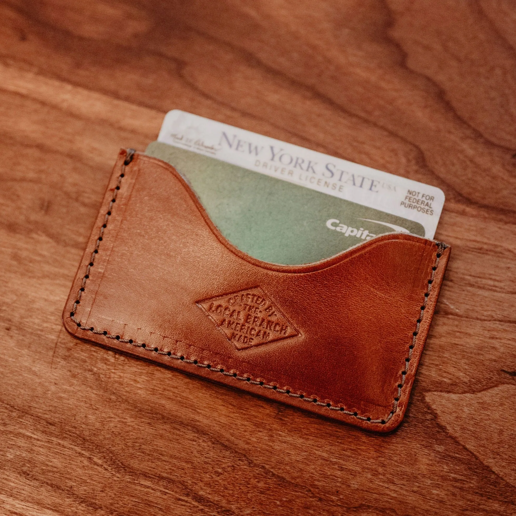 Leather Slip Wallet - USA Made