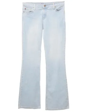 Light Wash Bootcut Jeans - W32 L33