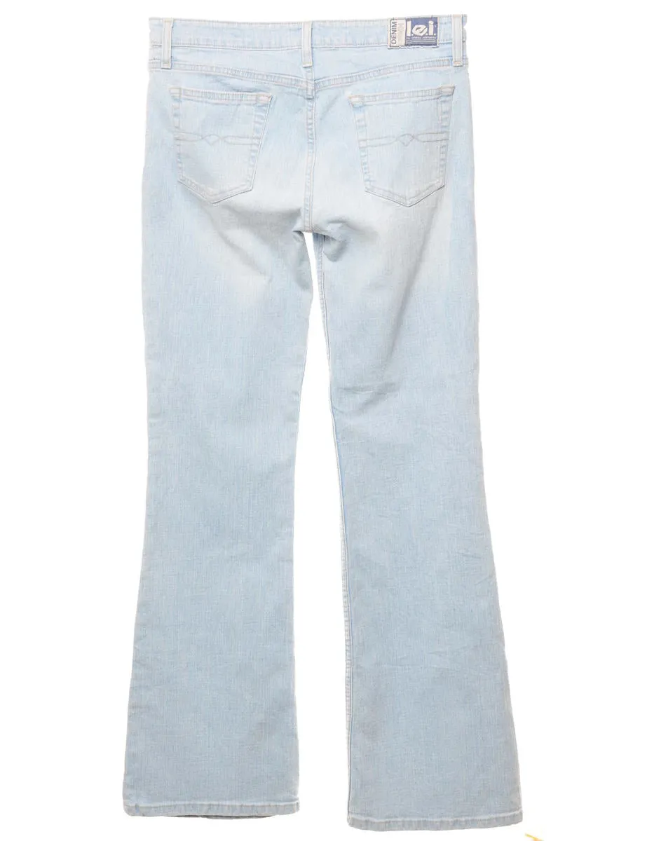 Light Wash Bootcut Jeans - W32 L33