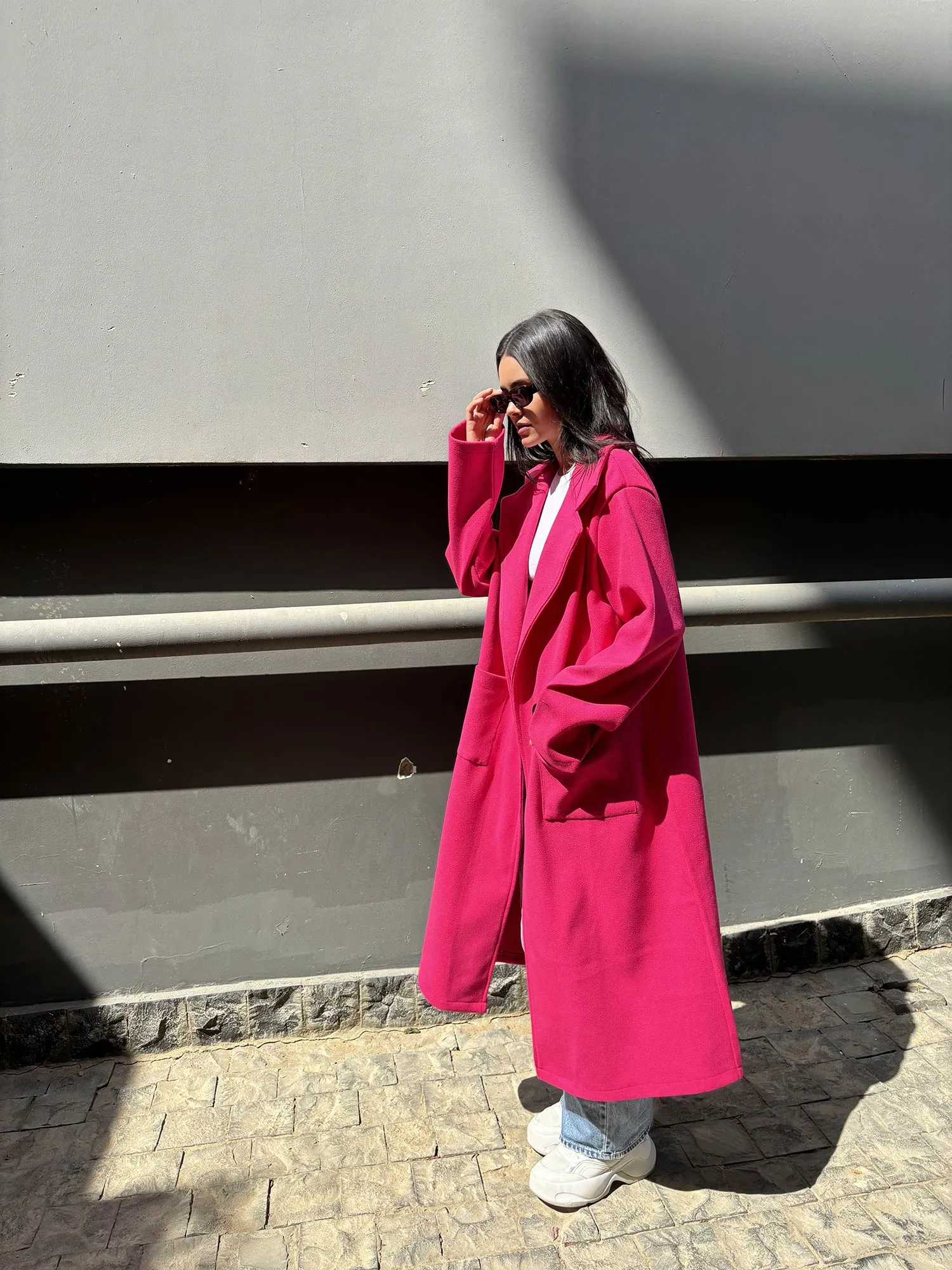 Long Wool Coat - Leocansa