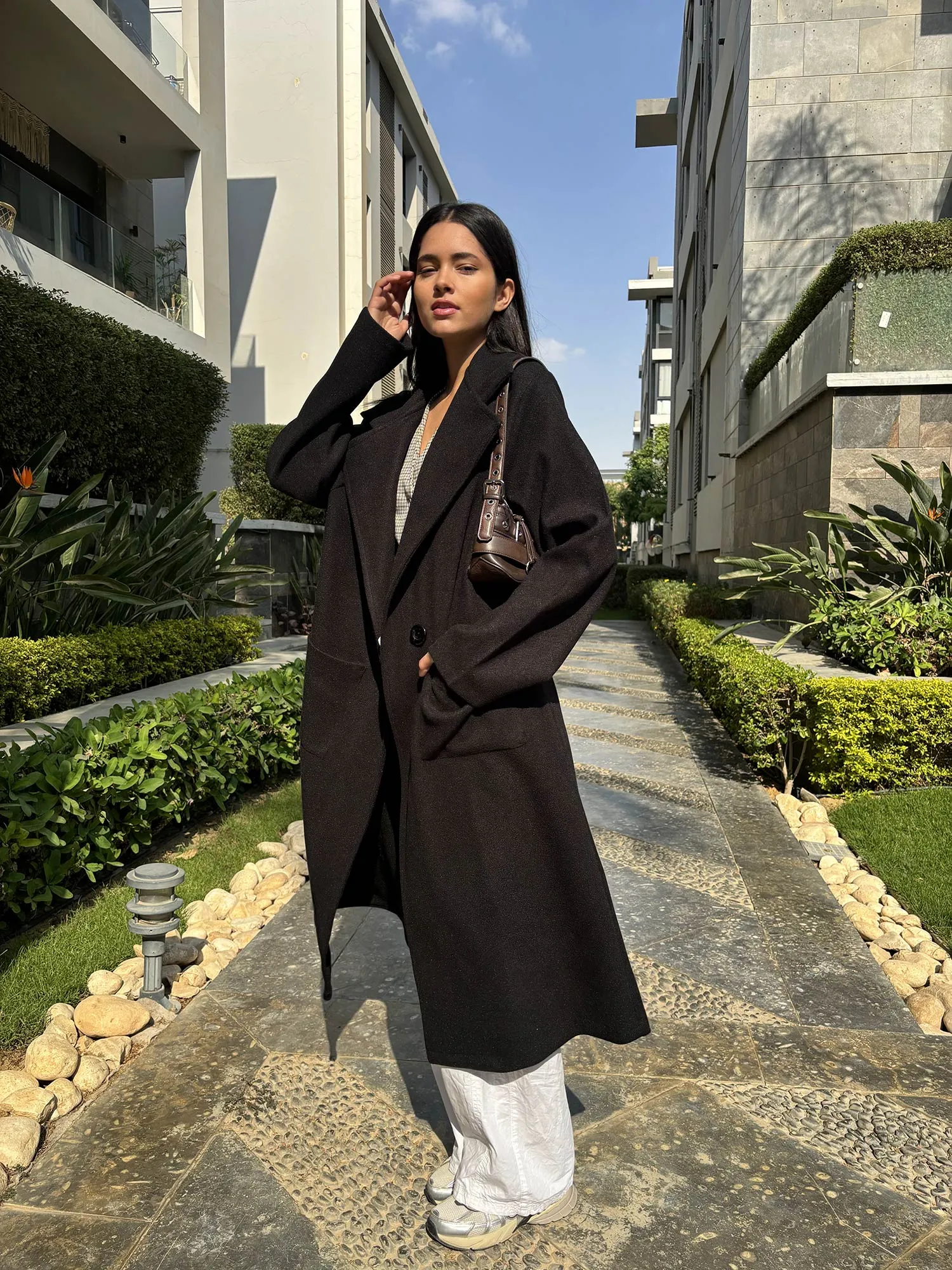 Long Wool Coat - Leocansa