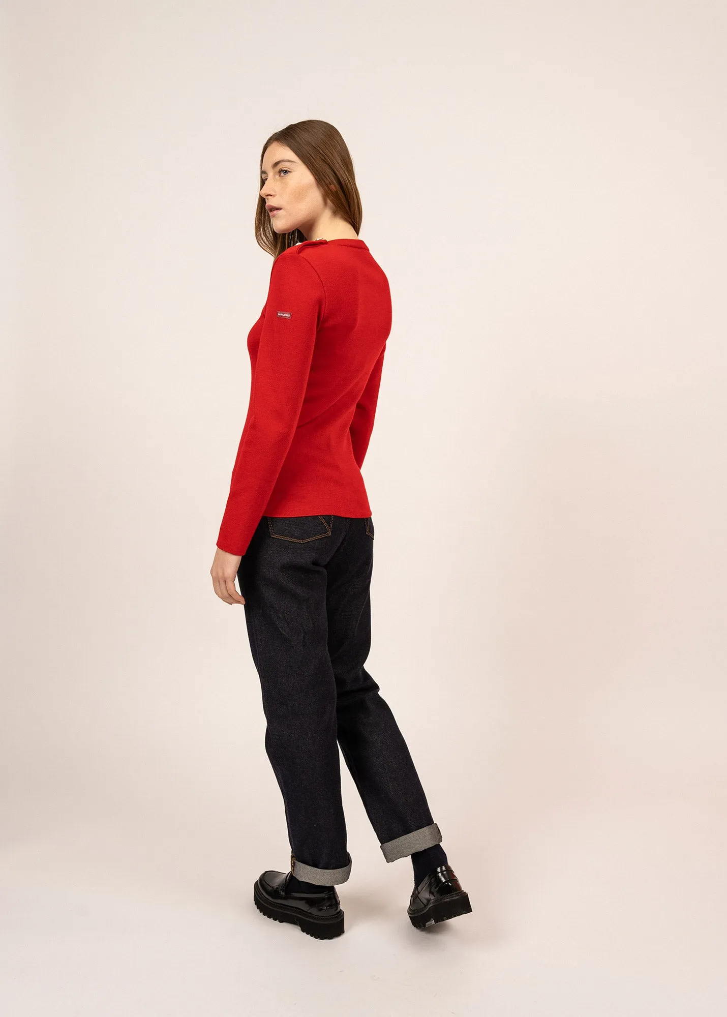 Marée authentic sailor jumper - slim fit, in wool (TULIPE)