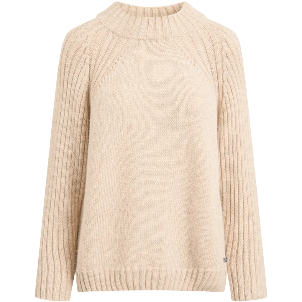 Marnie Knit Turtle Neck - Måneskin