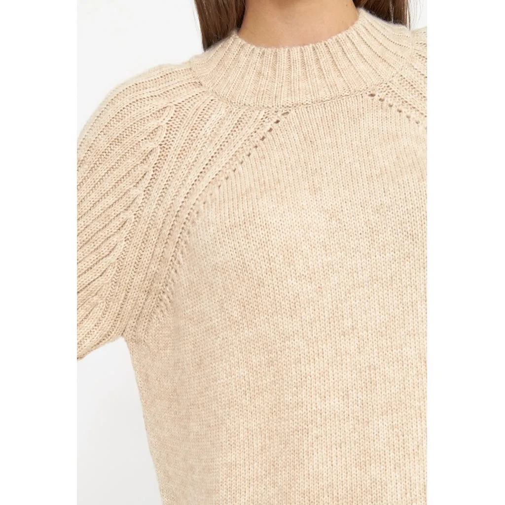 Marnie Knit Turtle Neck - Måneskin