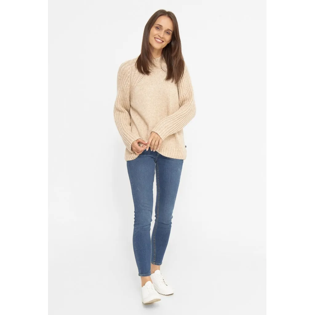 Marnie Knit Turtle Neck - Måneskin