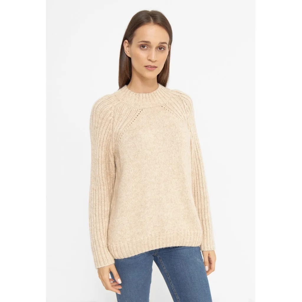 Marnie Knit Turtle Neck - Måneskin