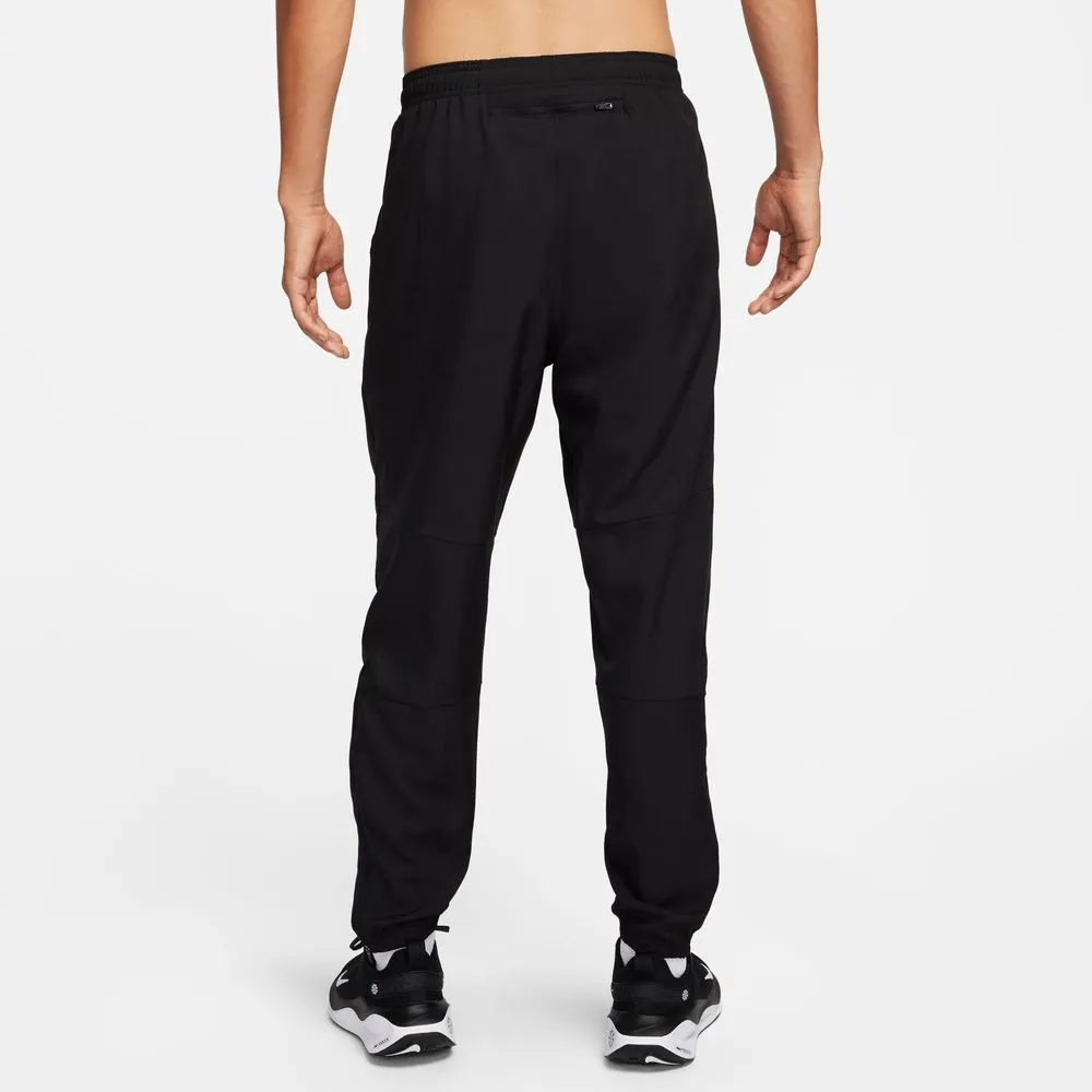 Mens Challenger Dri-FIT Woven Running Pants - Black/Reflective Silver