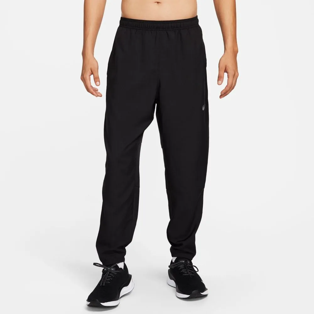 Mens Challenger Dri-FIT Woven Running Pants - Black/Reflective Silver