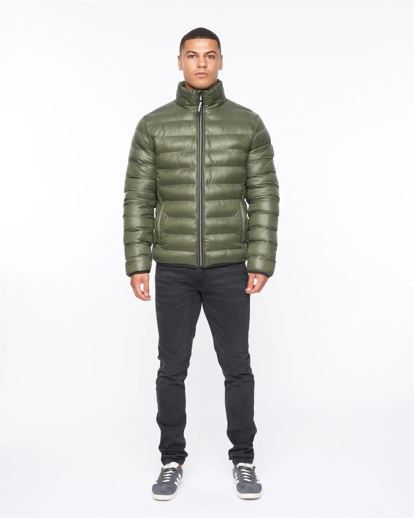 Mens Shemmy Two Quilted Jacket Dark Olive