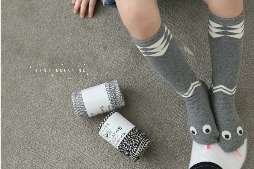 Mini Dressing Snake Knee Socks