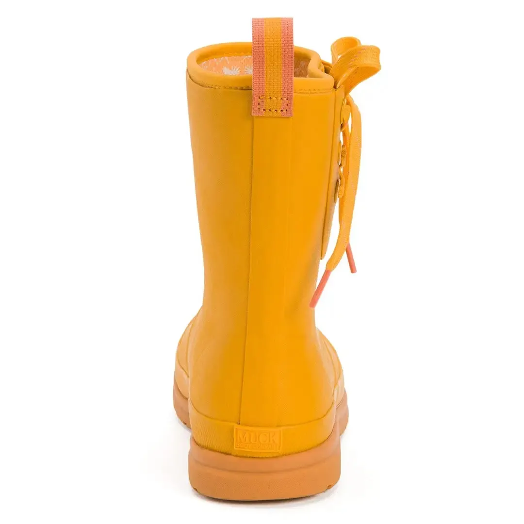 Muck Originals Ladies Pull On Short Boots - Yellow by Muckboot