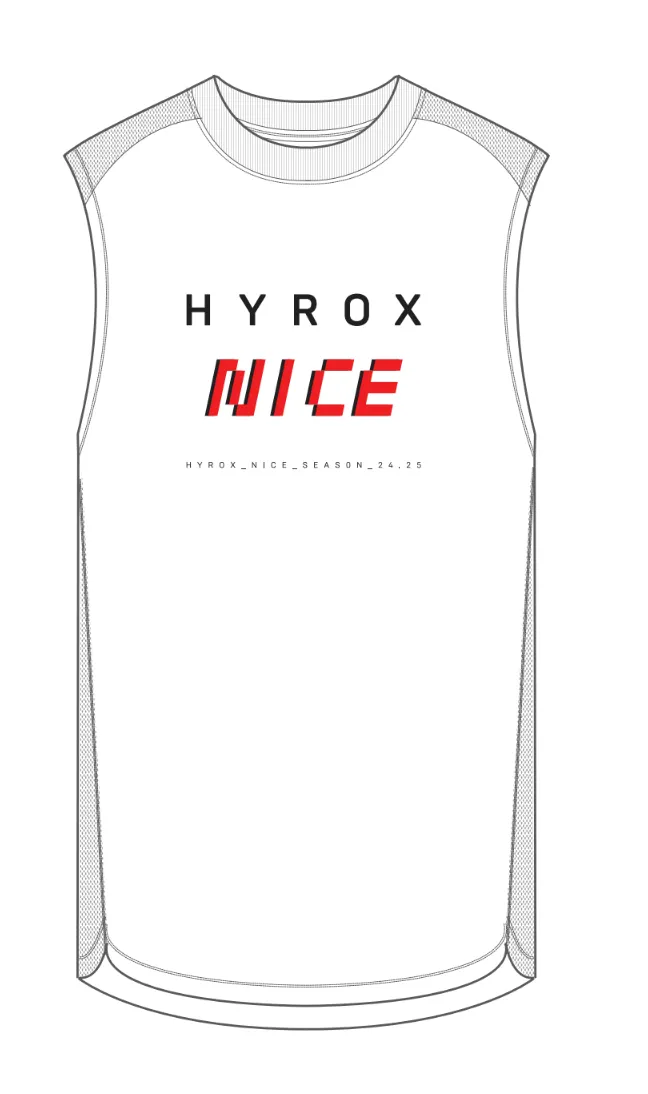 NICE CITY PERFORMANCE Men's TANK - white