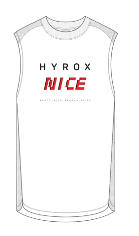 NICE CITY PERFORMANCE Men's TANK - white