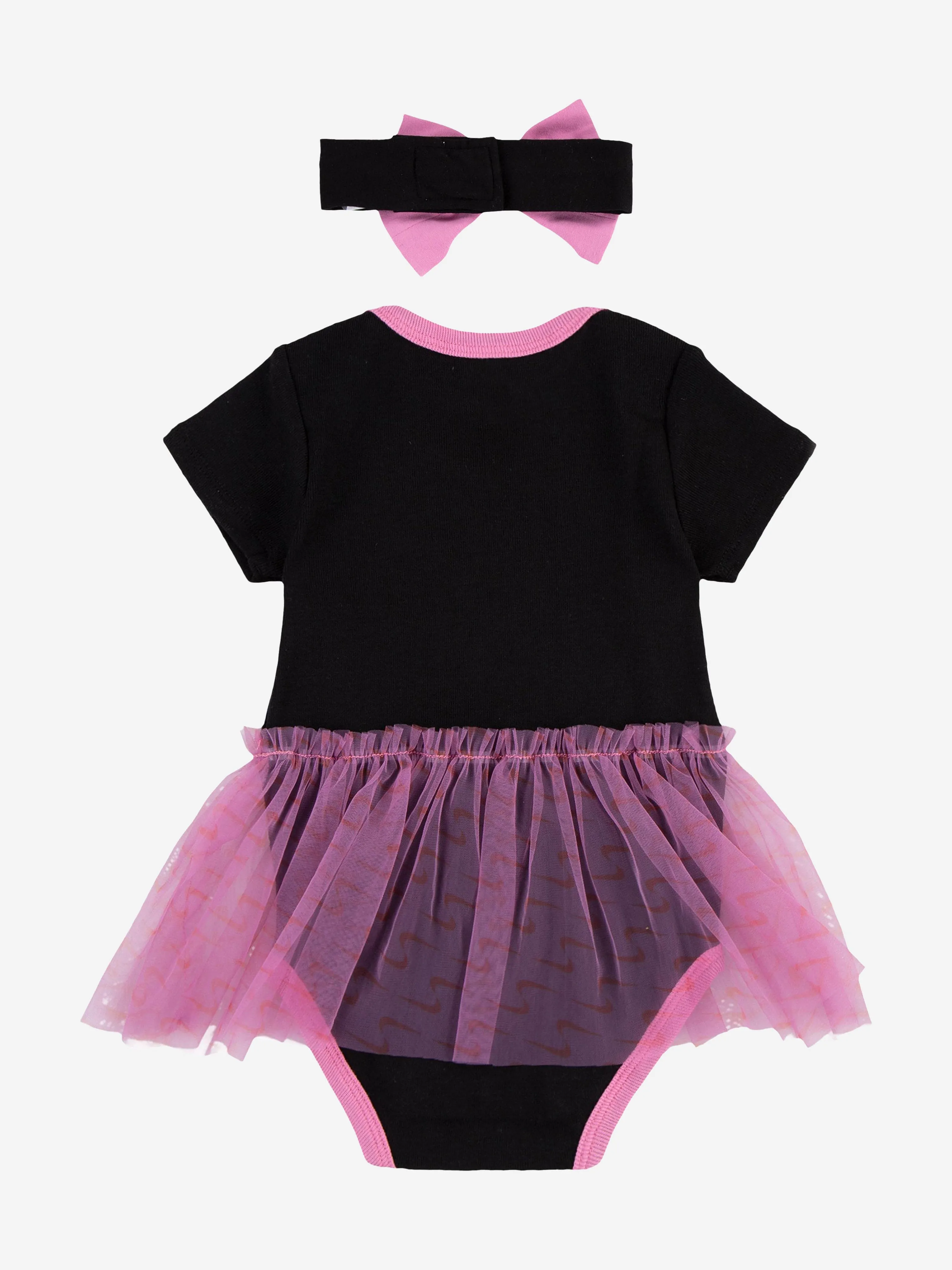 Nike Baby Girls 3 Piece Swooshfetti Tutu Bodysuit Set in Black