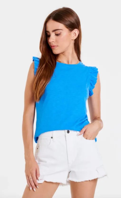 North Ruffle Trimmed Top