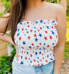 Oh My Stars Smocked Tube Top