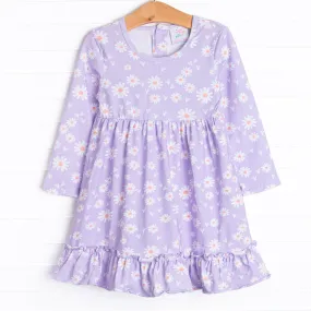 Peace, Love, and Daisy Dress, Purple