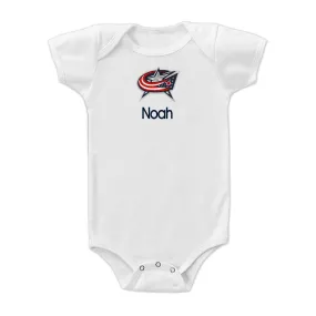 Personalized Columbus Blue Jackets Bodysuit