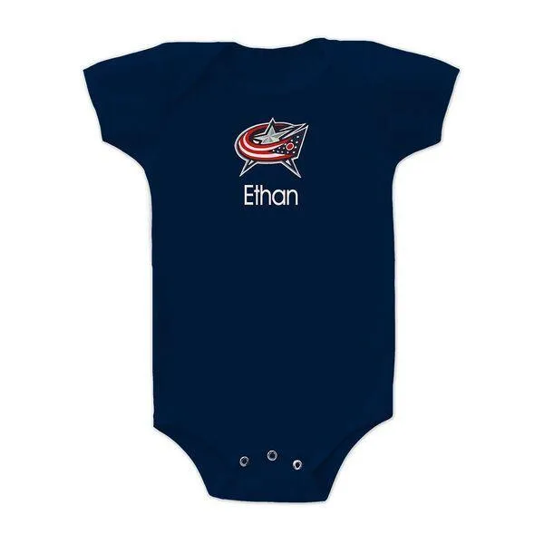 Personalized Columbus Blue Jackets Bodysuit