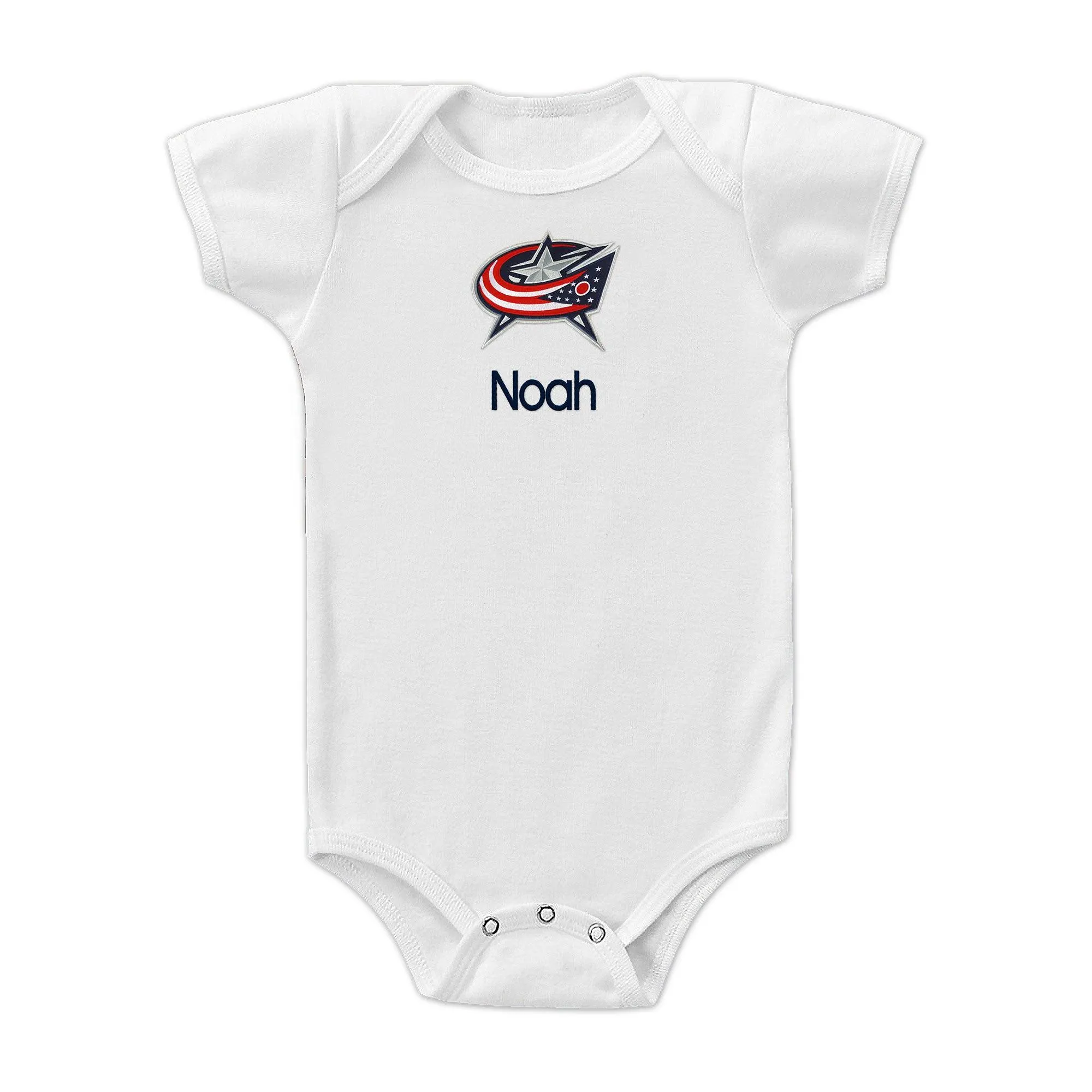 Personalized Columbus Blue Jackets Bodysuit