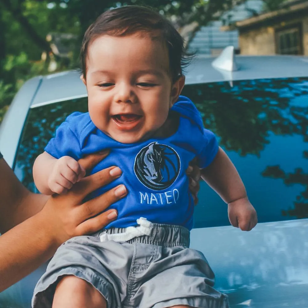 Personalized Dallas Mavericks Bodysuit