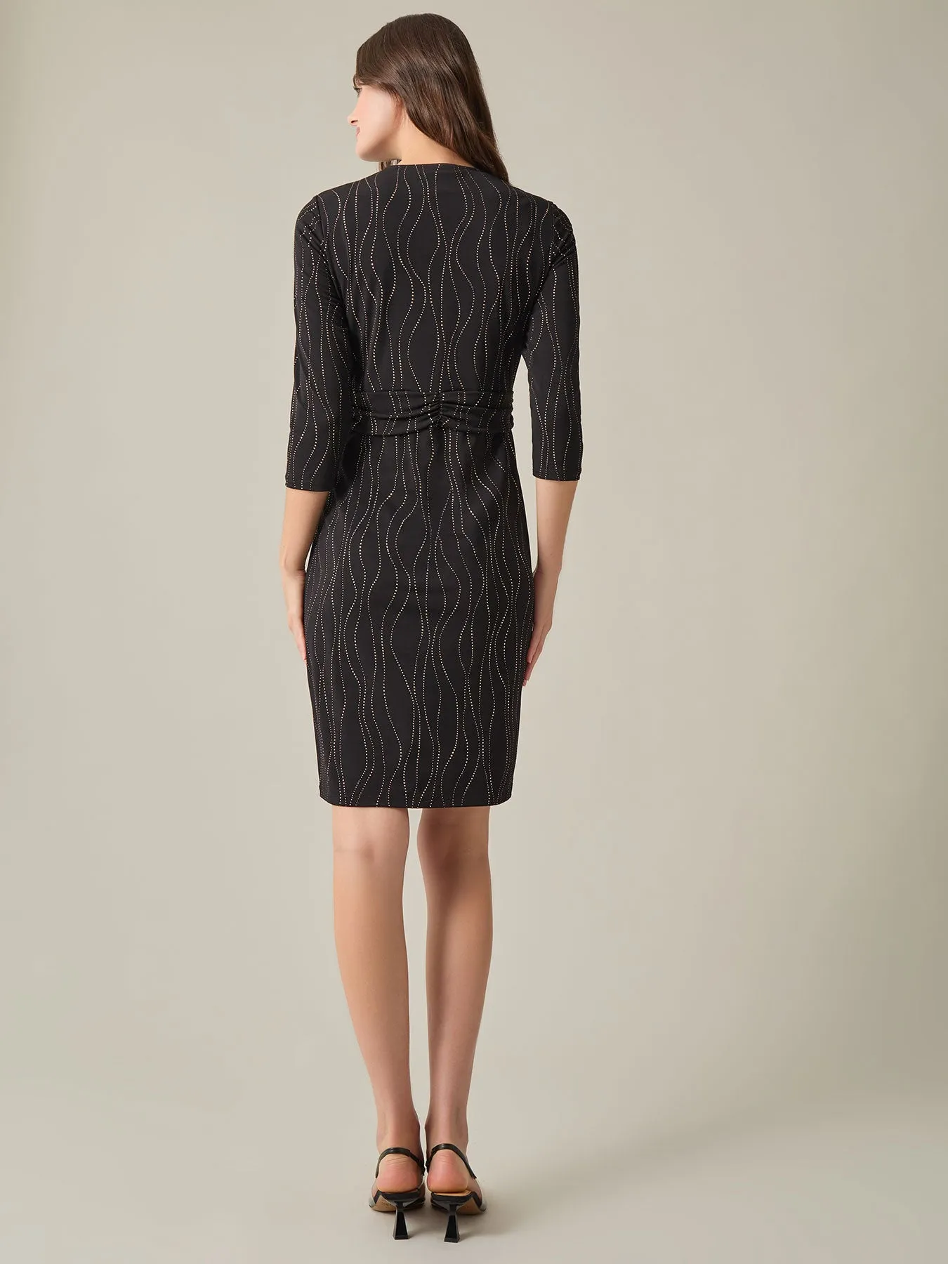 Plus Faux Wrap Dress, Everyday Knit