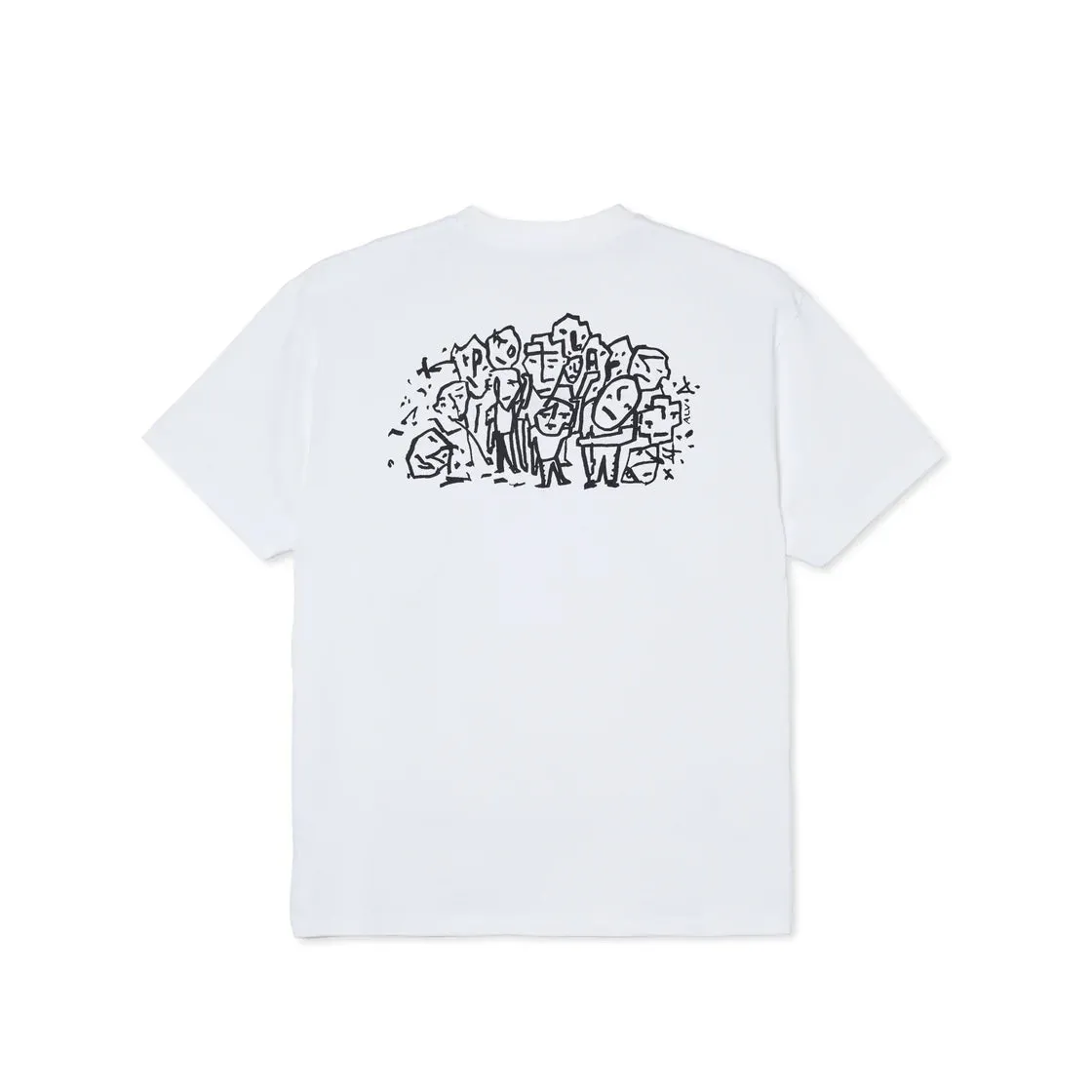 POLAR LUNCH DOODLE T SHIRT WHITE