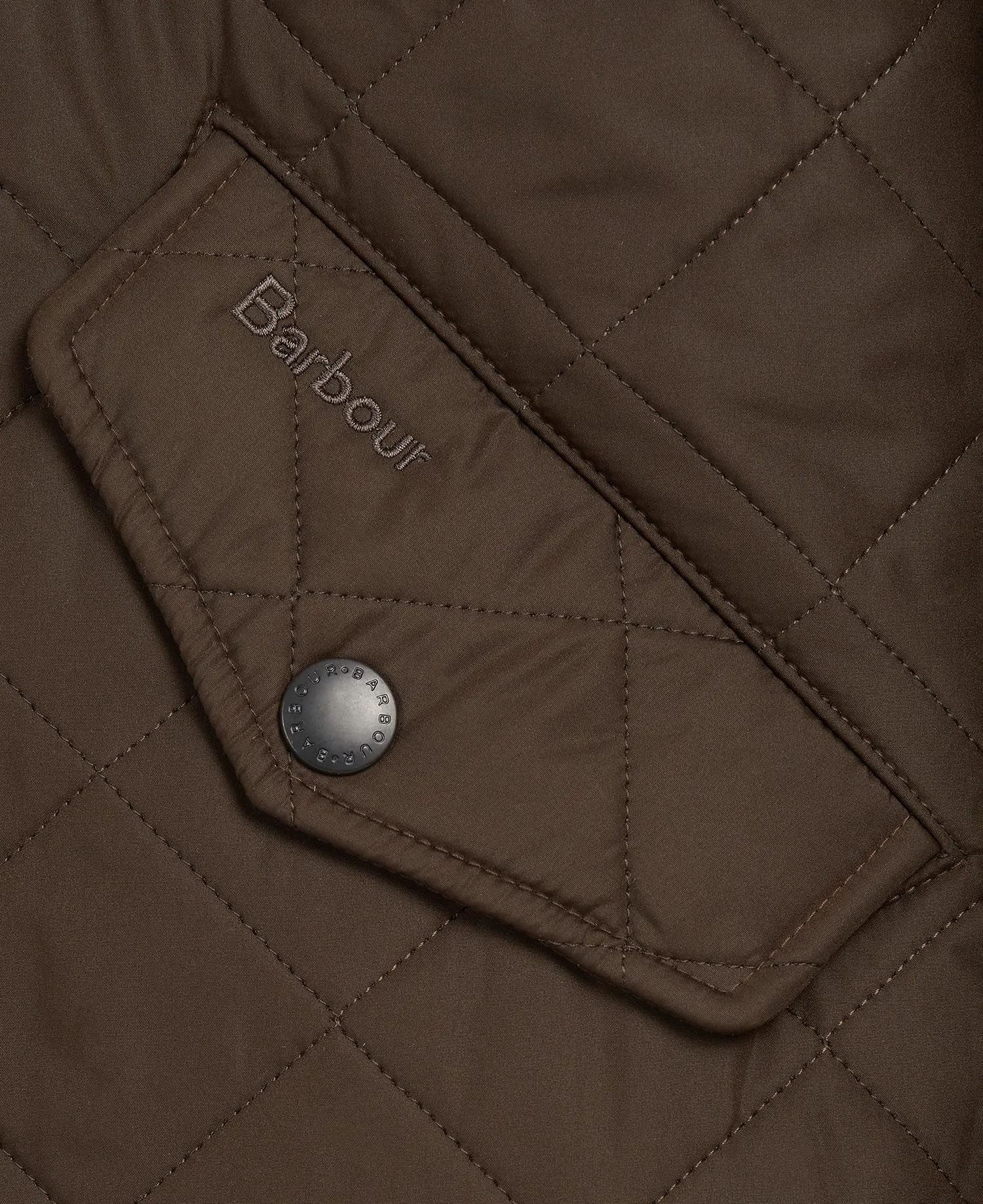 Powell Quilted Jacket in Olive by Barbour