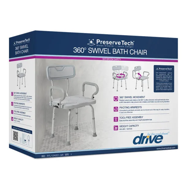 PreserveTech 360 Degrees Swivel Bath Chair