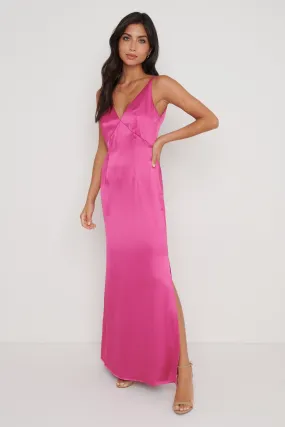 Priya Slip Maxi Dress - Pink