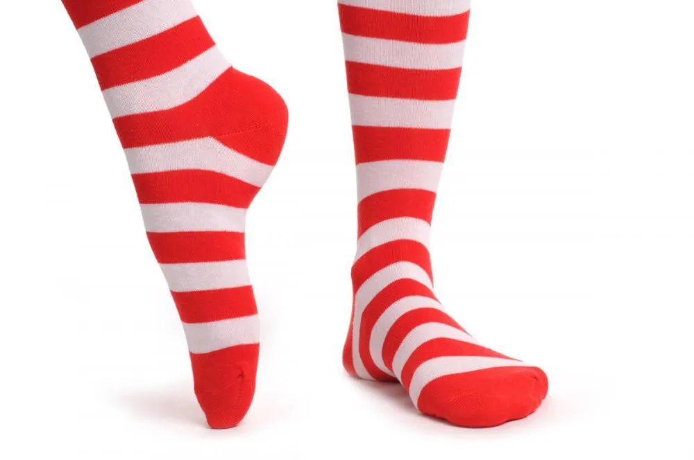 Red & White Stripes Warm Winter Cotton