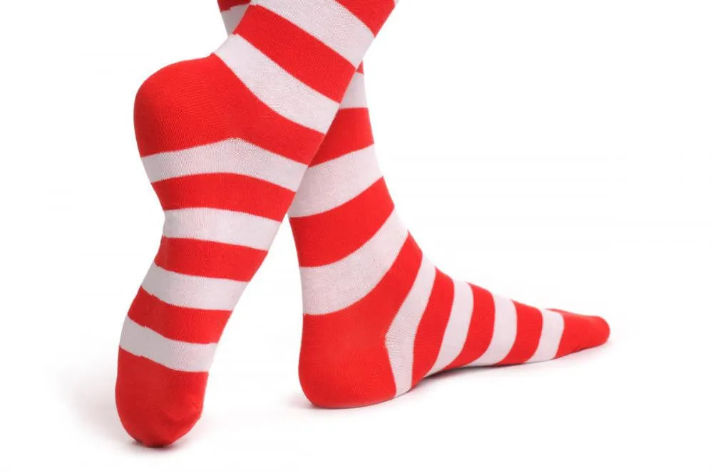 Red & White Stripes Warm Winter Cotton