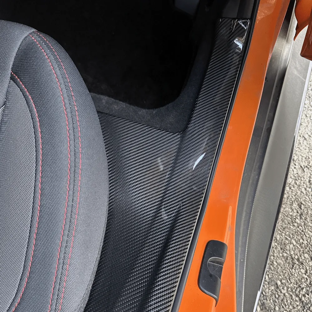 Rexpeed Dry Carbon Rear Scuff Plate Cover (22  WRX)