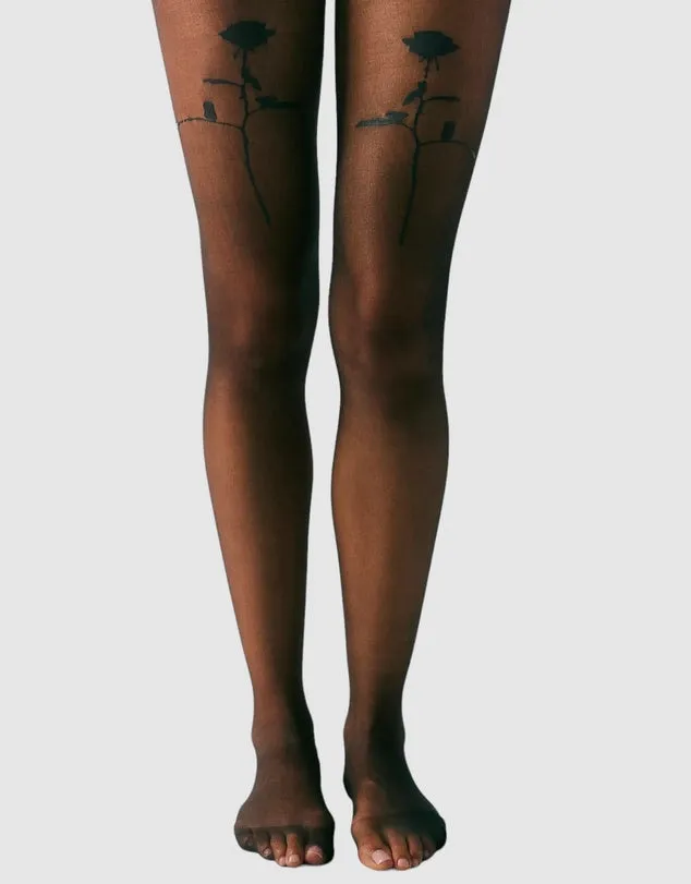 Rose Tattoo Sheer Tights