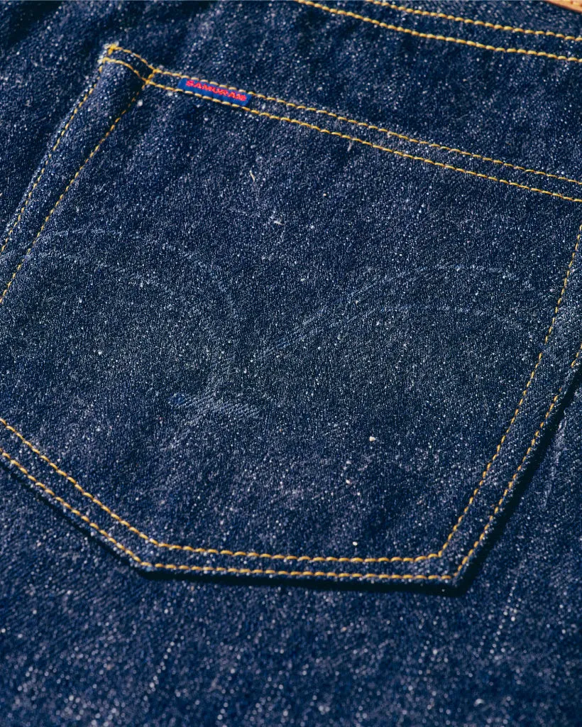 Samurai Jeans S3000VXII Relaxed Straight 17oz Bushido Selvedge Jeans - Indigo Onewash