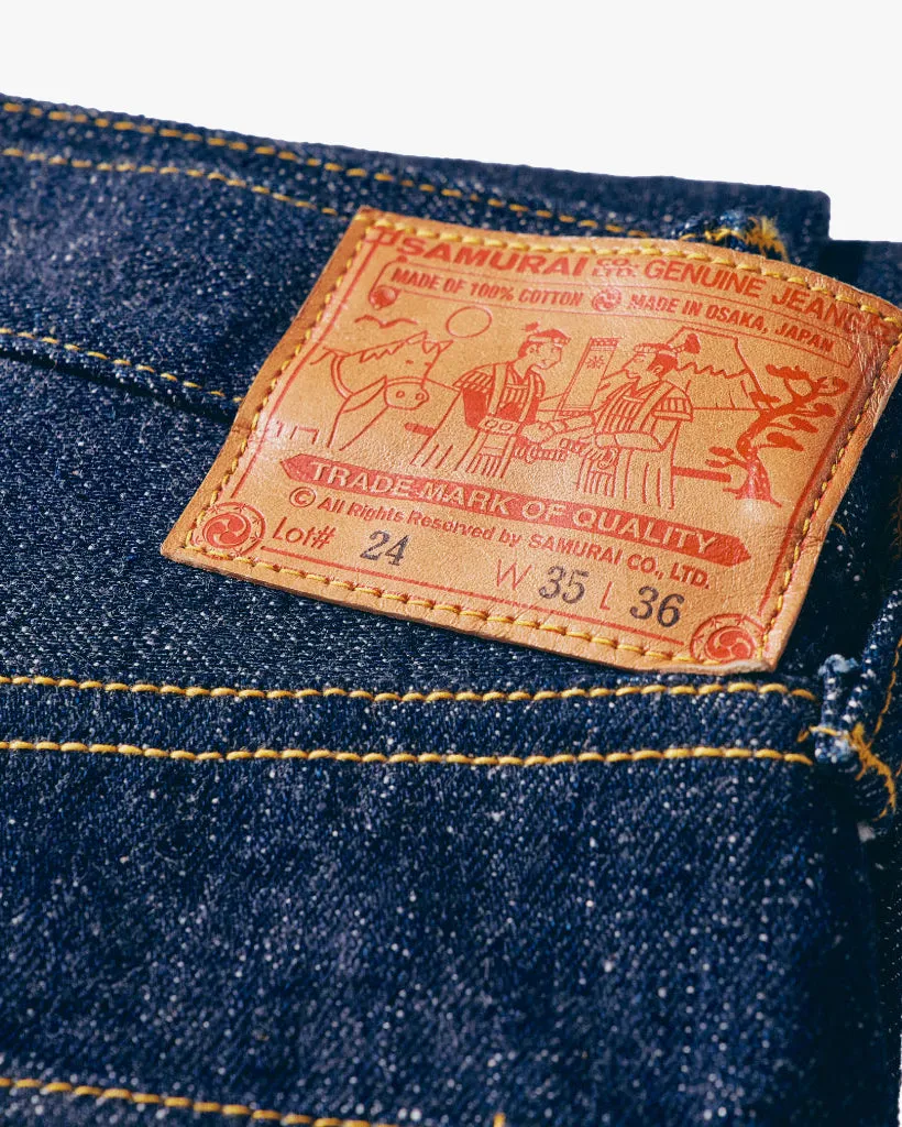 Samurai Jeans S3000VXII Relaxed Straight 17oz Bushido Selvedge Jeans - Indigo Onewash